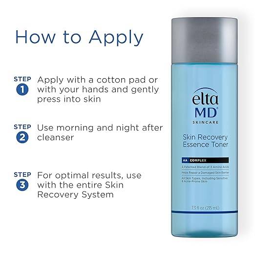 EltaMD Recovery Essence Face Toner, Hydrating Facial Toner for Sensitive Skin