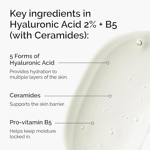 The Ordinary Hyaluronic Acid 2% + B5, Multi-Depth Hydration Serum